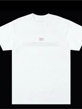 NEW Taylor Swift L Capital One T-shirt TTPD The Tortured Poets Department